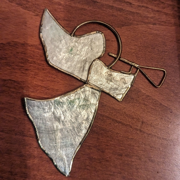 Vintage Maui capiz shell angel ornament - Picture 3 of 3